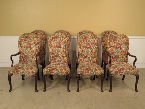 Queen Anne Cherry Dining Room Chairs