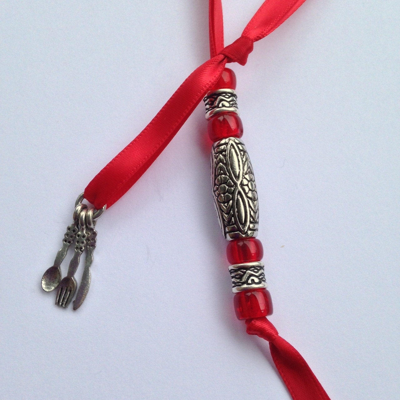 Book Jewelry Bookmarks with silver silverware pewter charm