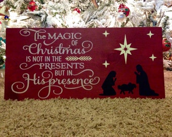 The Magic of Christmas is not in presents but in His Presence