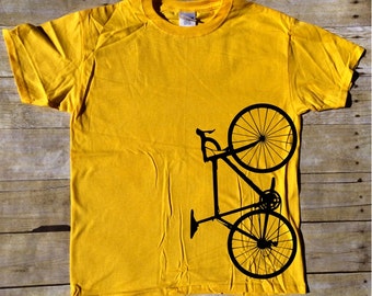 Vertical Bicycle T-shirt - Biking t-shirt - Bicycle t-shirt - Abstract bicycle t-shirt
