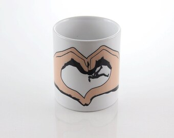 Crimp Crusher I love rock climbing mug-Female Climber