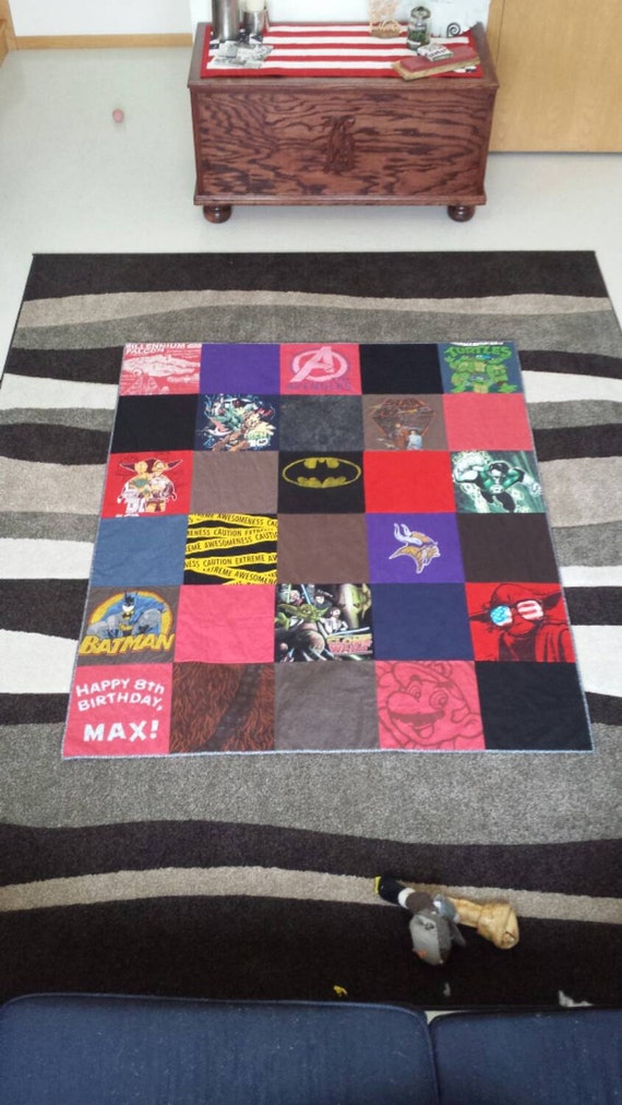 Items similar to Custom TShirt Quilt on Etsy