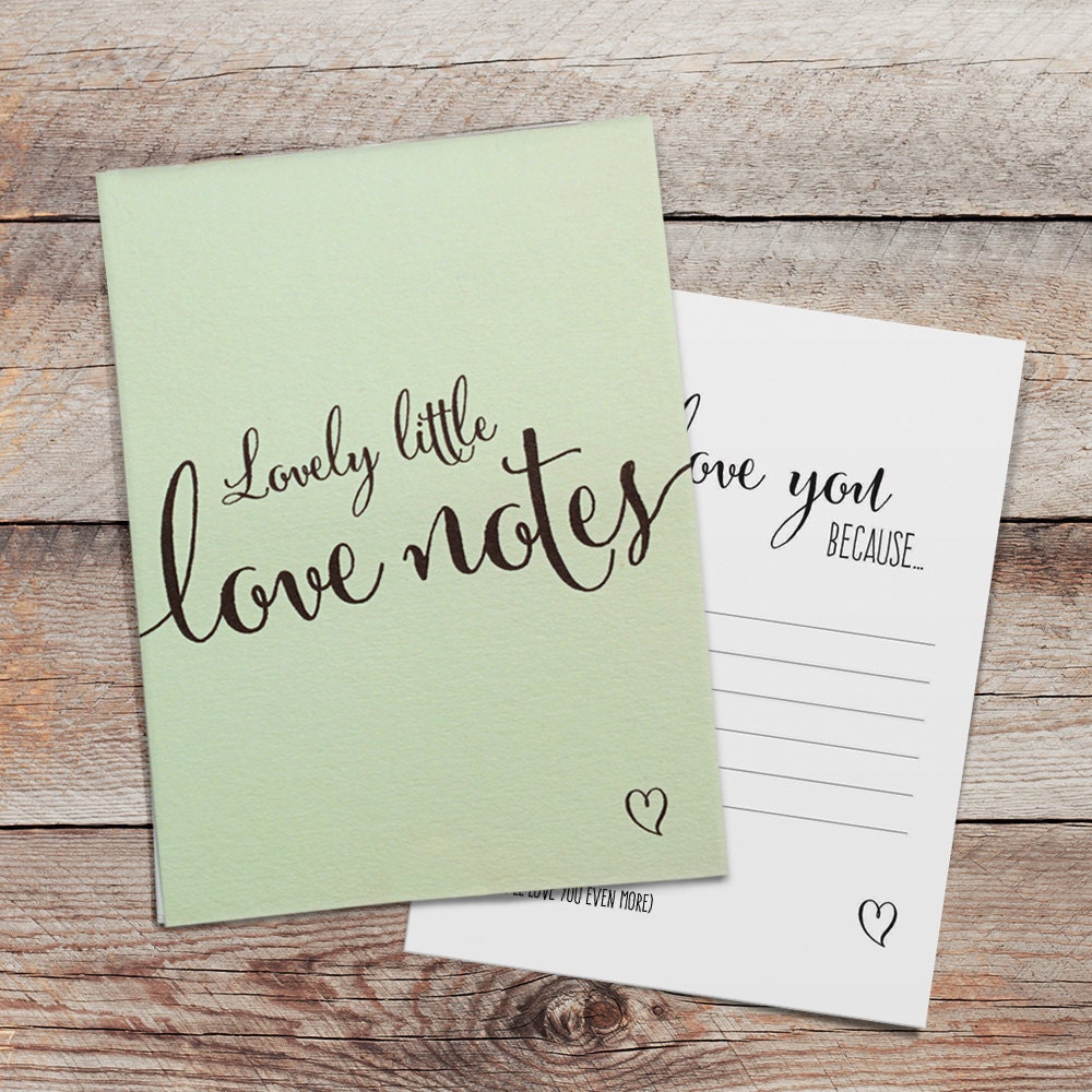 Cute Notebook Love Notes Lovely Little Love Notes Journal