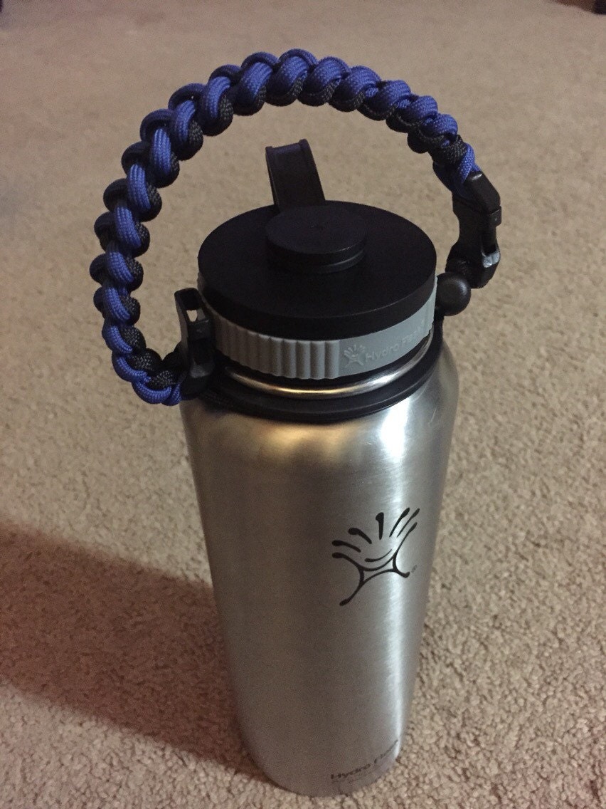 2 Way Hydro Flask Handle Black & Blue