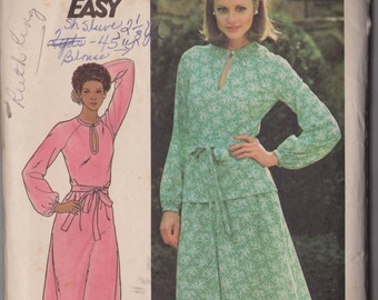 Butterick 5298 Vintage 1970s (?) Sewing Pattern