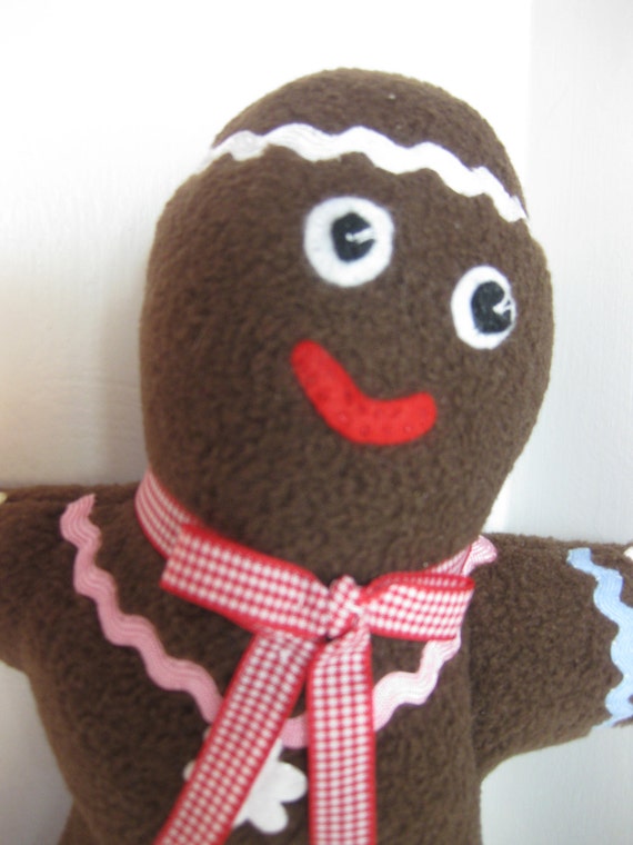 gingerbread man soft toy