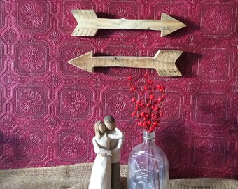 Wooden Arrow Rustic Wedding Decor Wall Art Nursery Arrow Photo Wall