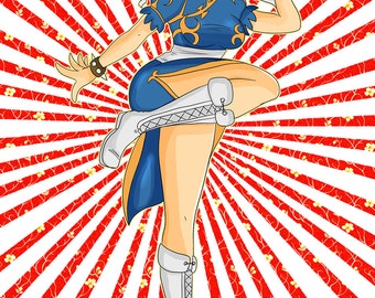 Chun Li - Streetfighter Print
