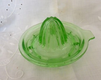 Depression Glass Juicer