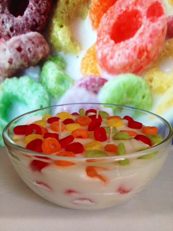 16 oz BOWL of FRUIT LOOPS Candle by NewMoonCandles on Etsy
