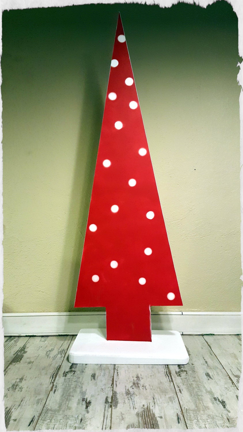 Christmas Tree Home Decor Polka-dot Tree by ProtoConcept on Etsy