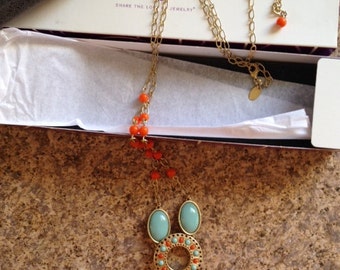 Collier Lia Sophia Sunbaked - Longueur Ajustable 17-20 Pouces - Neuf Avec étiquettes