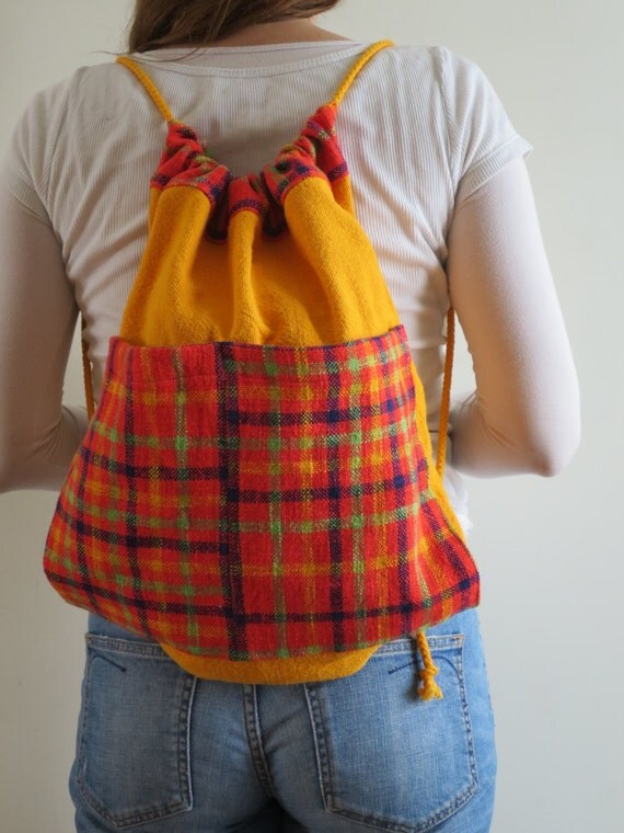 Fabric backpack/DISCOUNT25/summer sackback/light