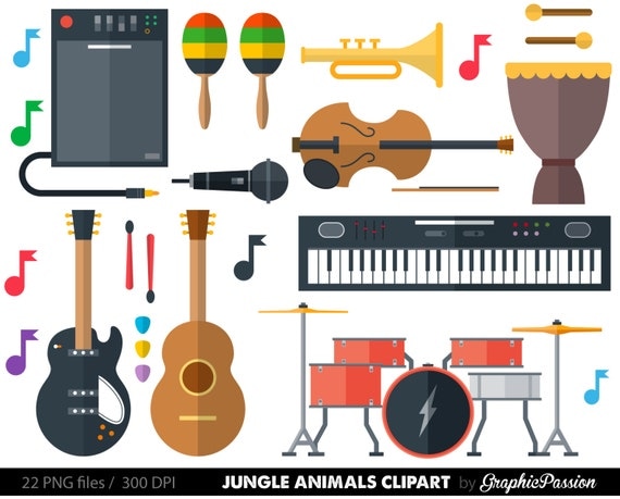 clipart of music instruments - photo #40