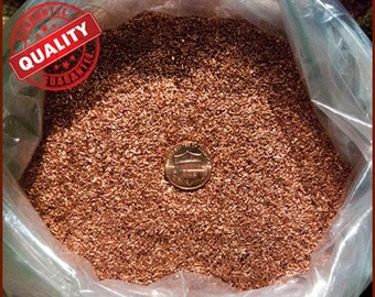 Orgone Supplies - .999 Fine Copper Shavings - Metal Art Turnings