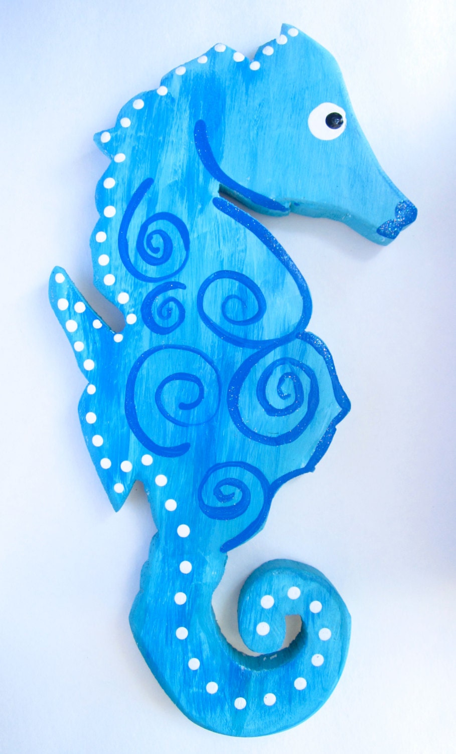 Seahorse Decor/Seahorse Wall Decor/Wooden Seahorse/Wooden