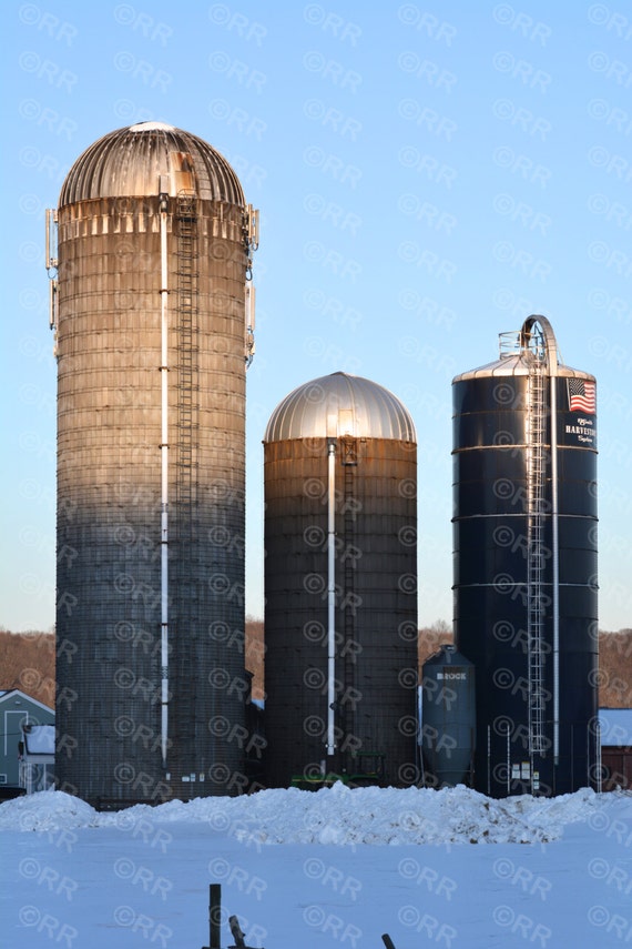 Farm Silo Photo Wall Art Rustic by LifesReflection on Etsy