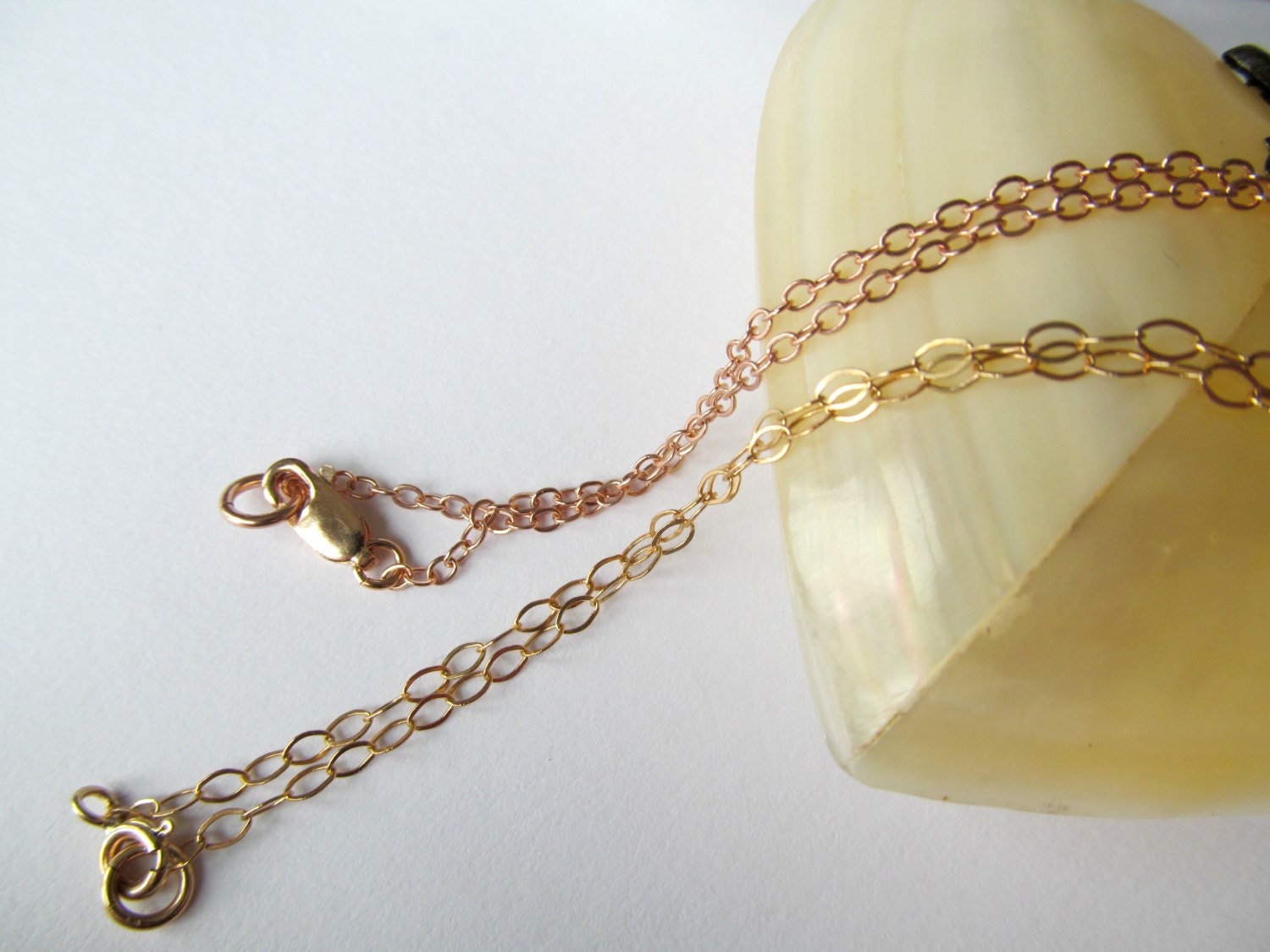 14K Gold Chain Gold Chain Necklace Delicate Gold by TheGoldBar