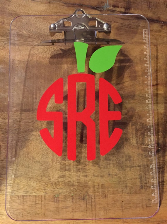 Apple Monogram Clipboard