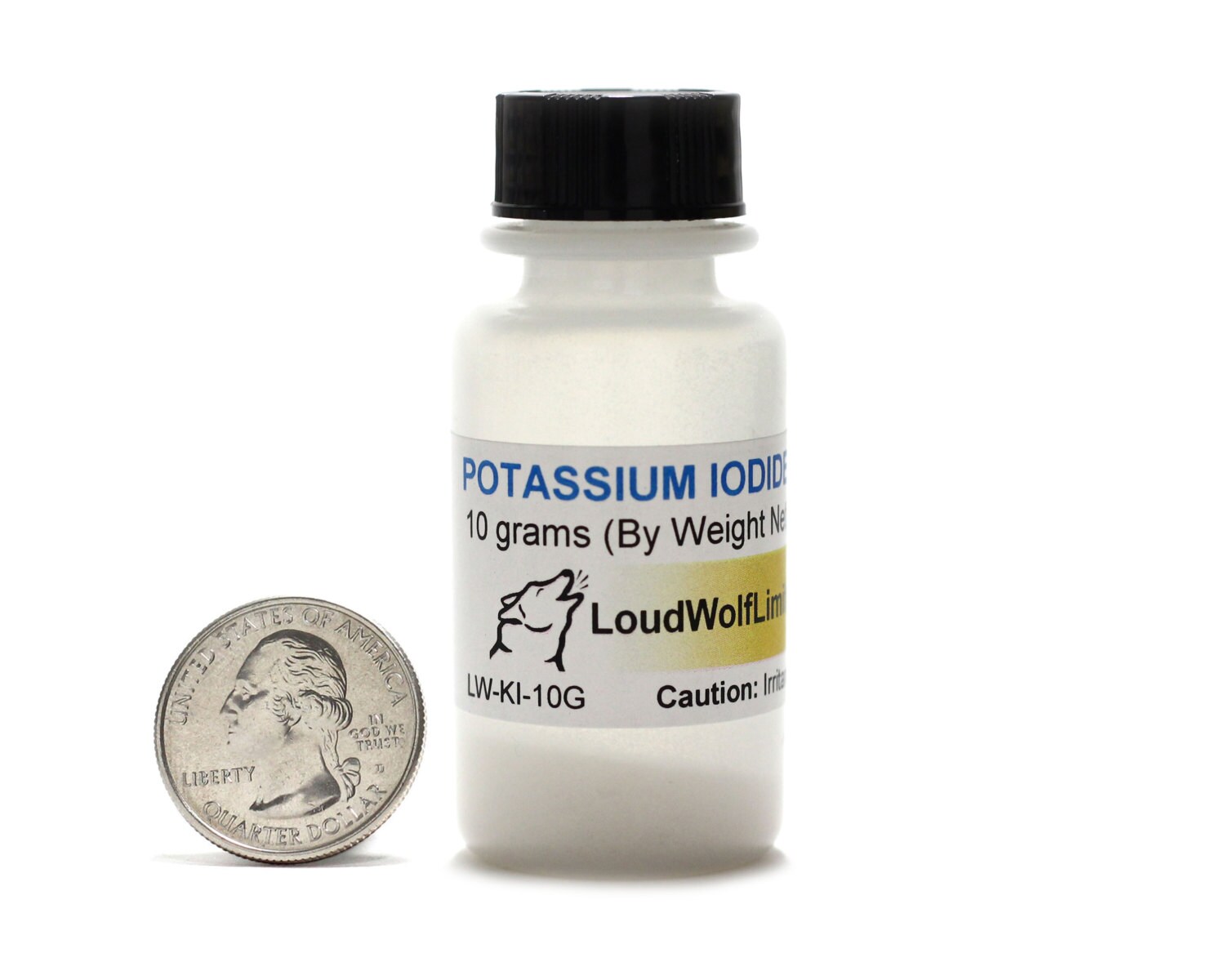 Potassium Iodide / 10 Grams Fine Powder 999% Pure ACS.