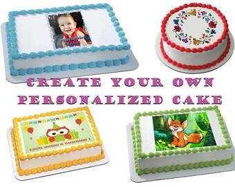 Custom edible cake topper, custom cake topper, edible cake image, custom edible cupcake toppers, custom cake image, custom edible cake image