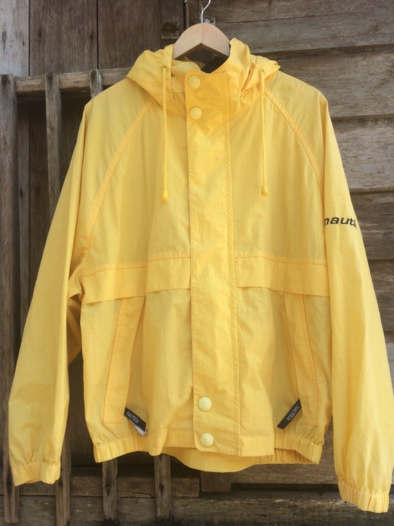 Vintage 90's NAUTICA windbreaker hooded jacket