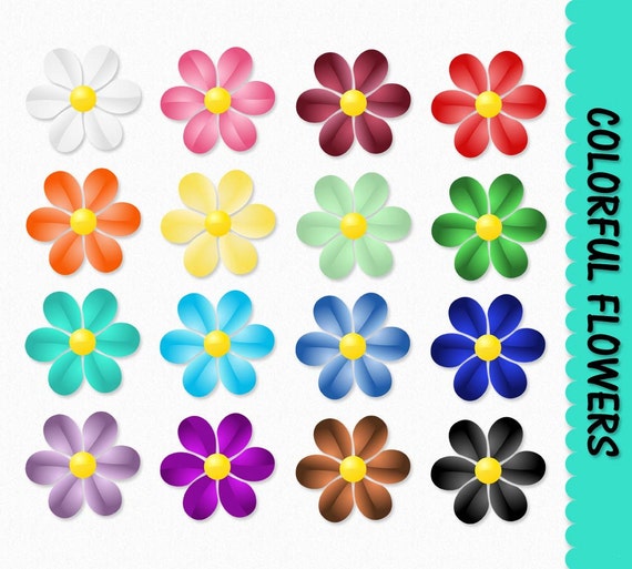 flower clip art etsy - photo #39