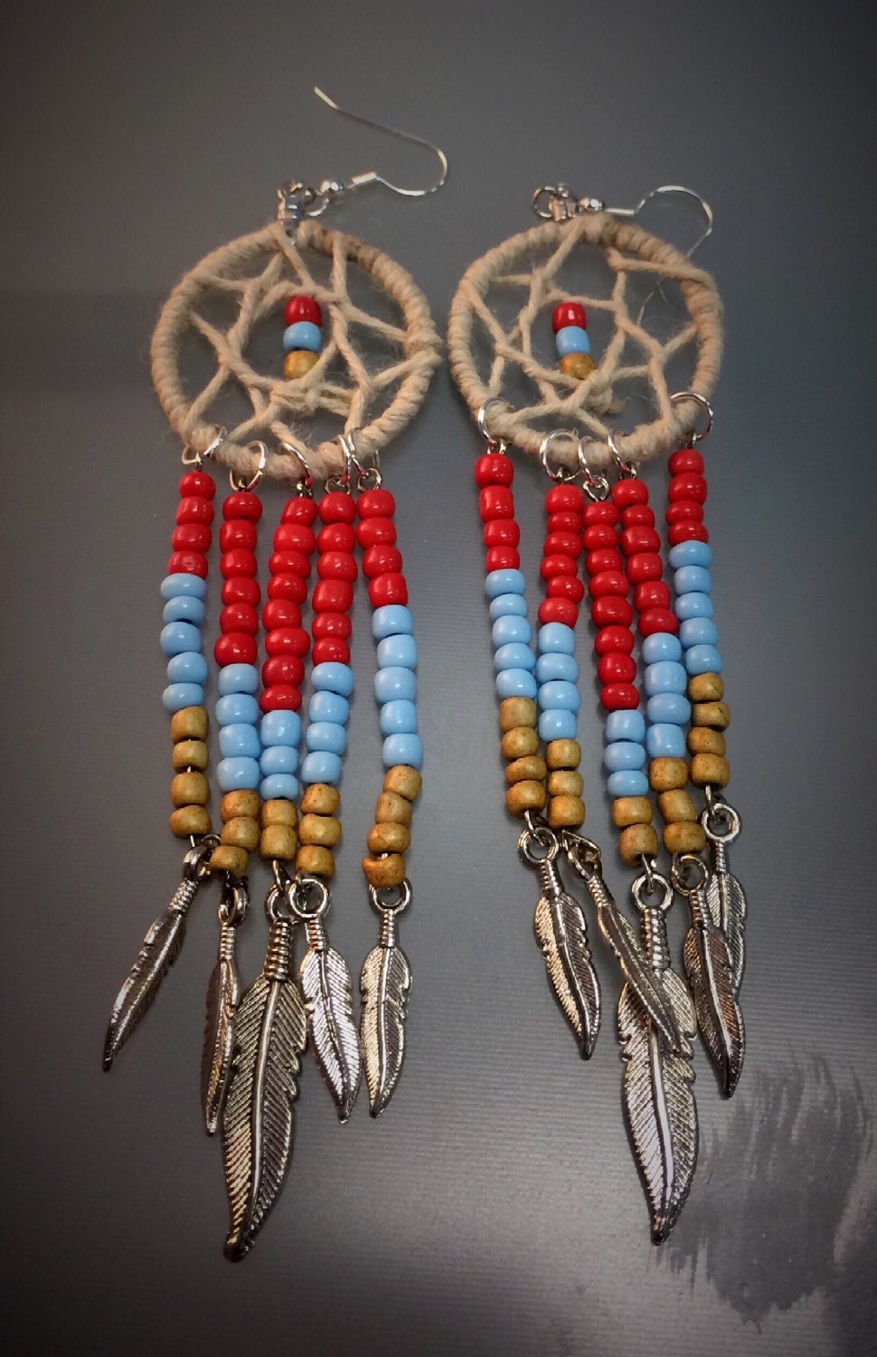 Small Dream Catcher Earrings By TalulasTrinkets On Etsy   Il Fullxfull.719545642 8pfx 