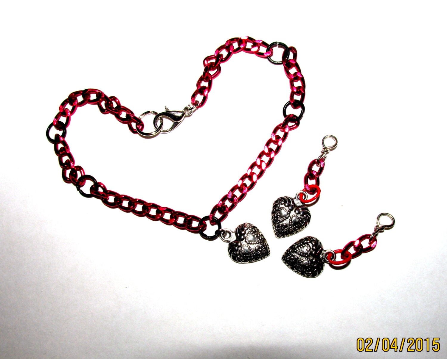 Valentine set American Girl 18 inch doll jewelry by 4DollsAndGirls