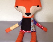 fox reversible plush