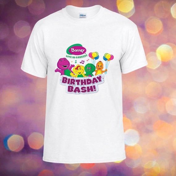 Items similar to Barney Birthday - t shirt on Etsy
