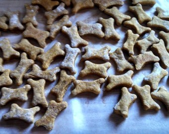 Peanut butter oatmeal doggie biscuits (small)