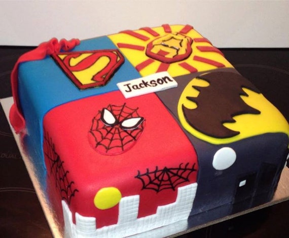 Gateau Anniversaire Super Heros