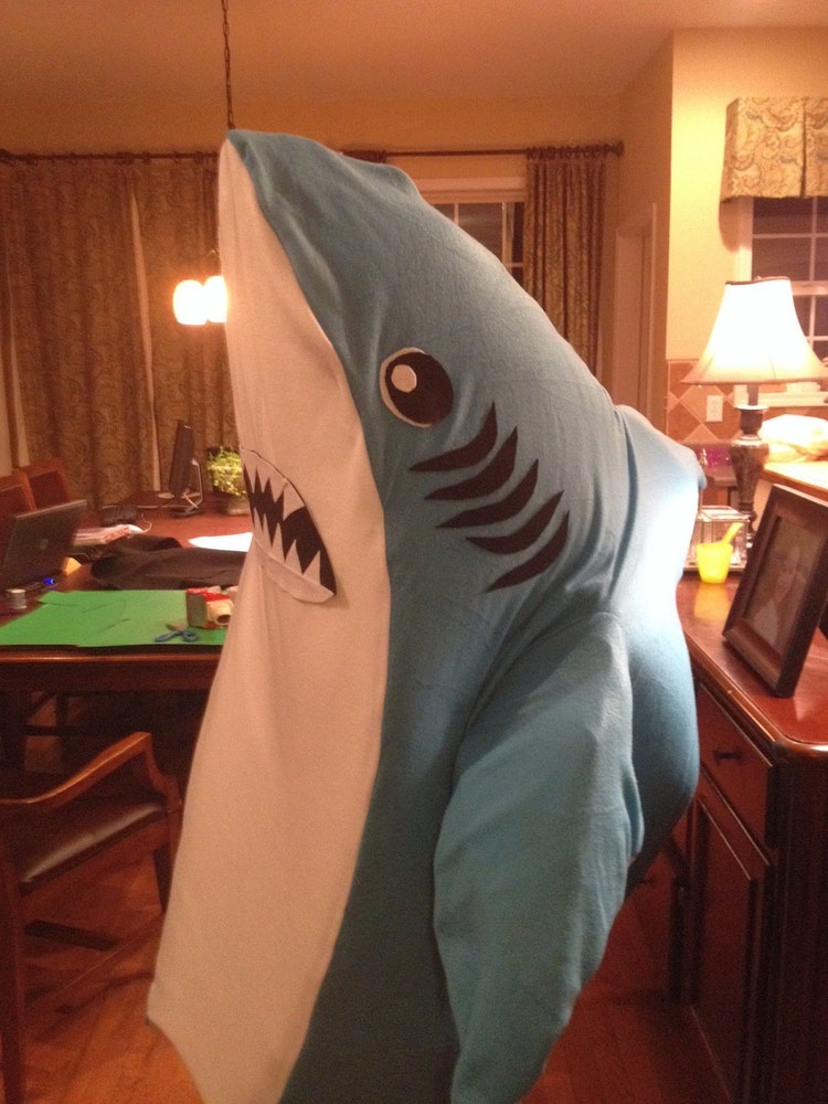 Left Shark costume-One size fits most by Halftimeshark on Etsy