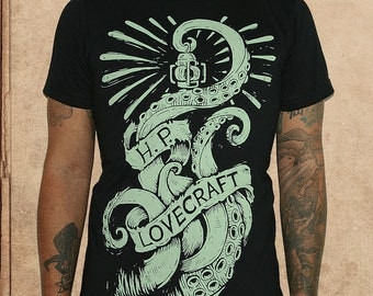 HP Lovecraft - Call of Cthulhu - discharge inks - unisex