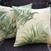 Paradise Palm Sun Porch Pillow / tropical palm tree patio pillow / green porch pillow / outdoor pillow / resort style / Tommy Bahama pillow