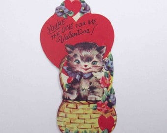 Vintage Unused Children's Novelty Valentine Greeting Card