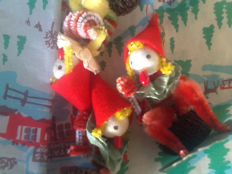 chenille pipe cleaner elf ornaments