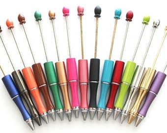 Metal Beadable Pen/beadable Pens/Add-A-Bead Pens