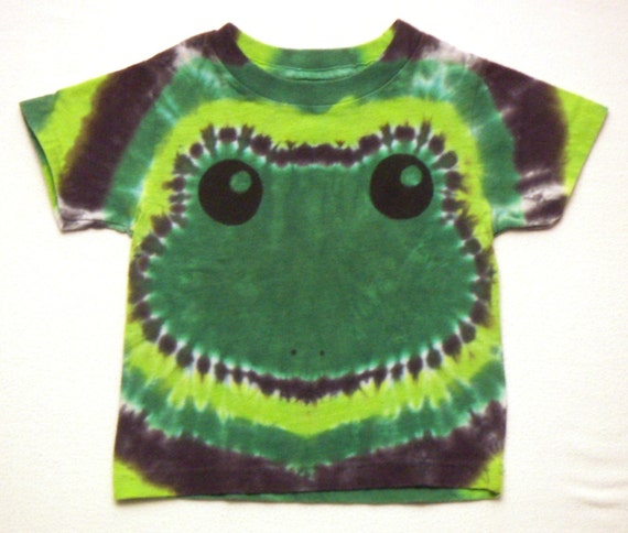 tie dye frog shirt