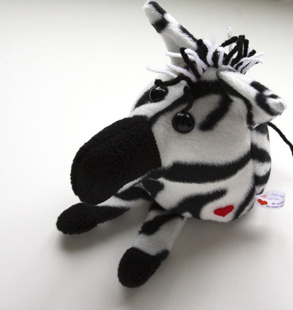 zebra stuffie