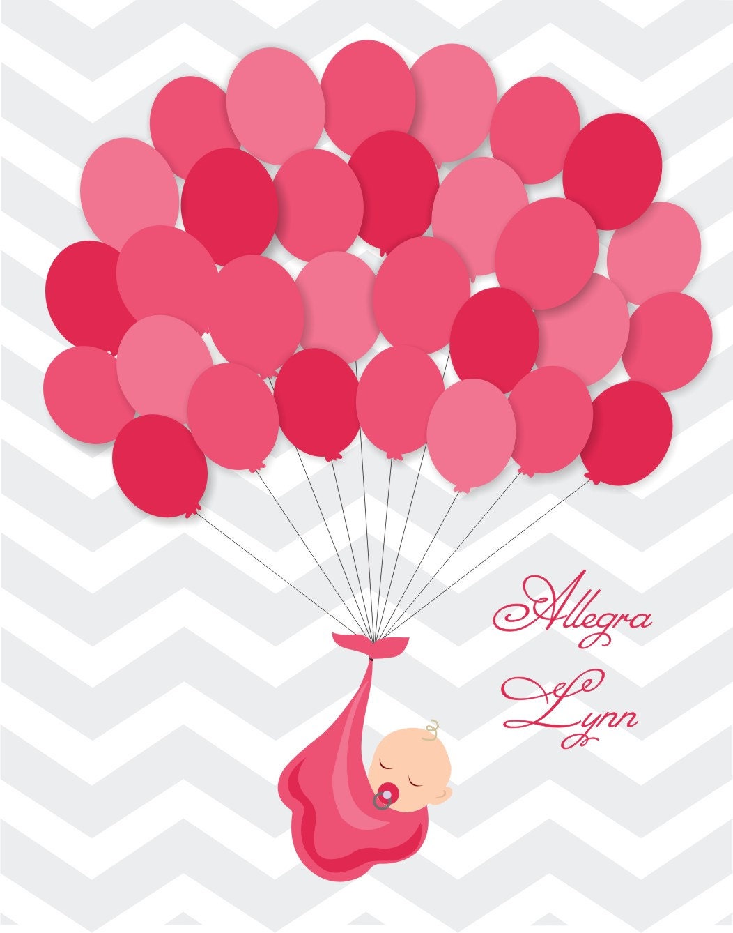 Baby Shower Guest SignIn Print Guestbook Multiple colors