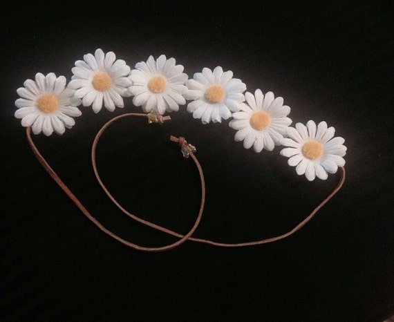 Crown daisy Headband flower etsy  Flower crown Daisy