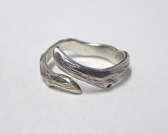 Woodland Silver Forest ring, made in sterling silver .925 (ring size 5 to 12)