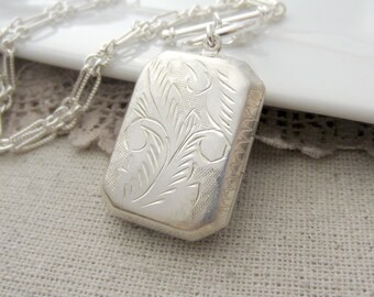 Popular items for rectangle locket on Etsy