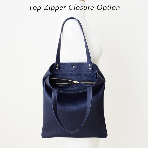 navy over the shoulder bag