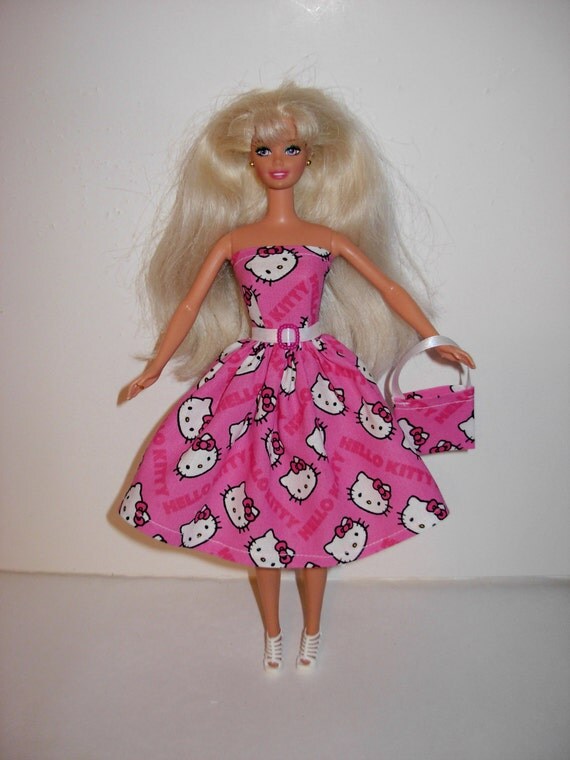 hello kitty barbie doll clothes