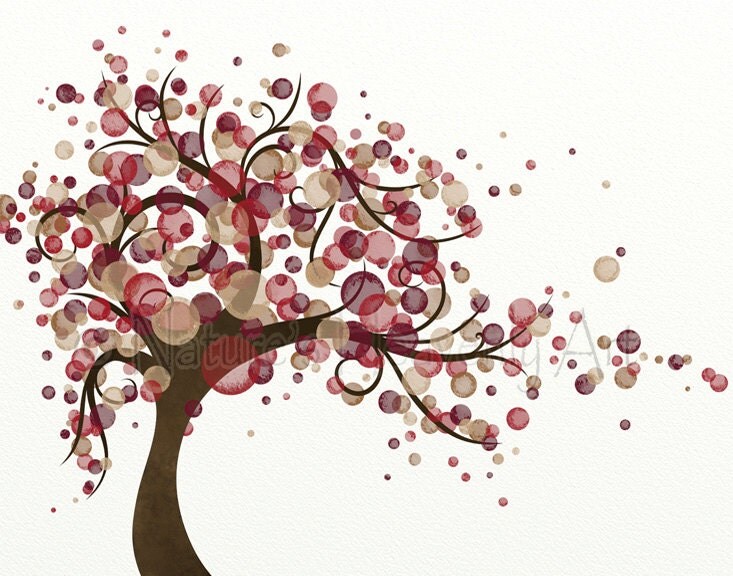 Burgundy Wall Art 11 x 14 art red burgundy wall decor for home tan and brown Burgundy Wall Art 11 x 14 art red burgundy wall decor for home tan and brown