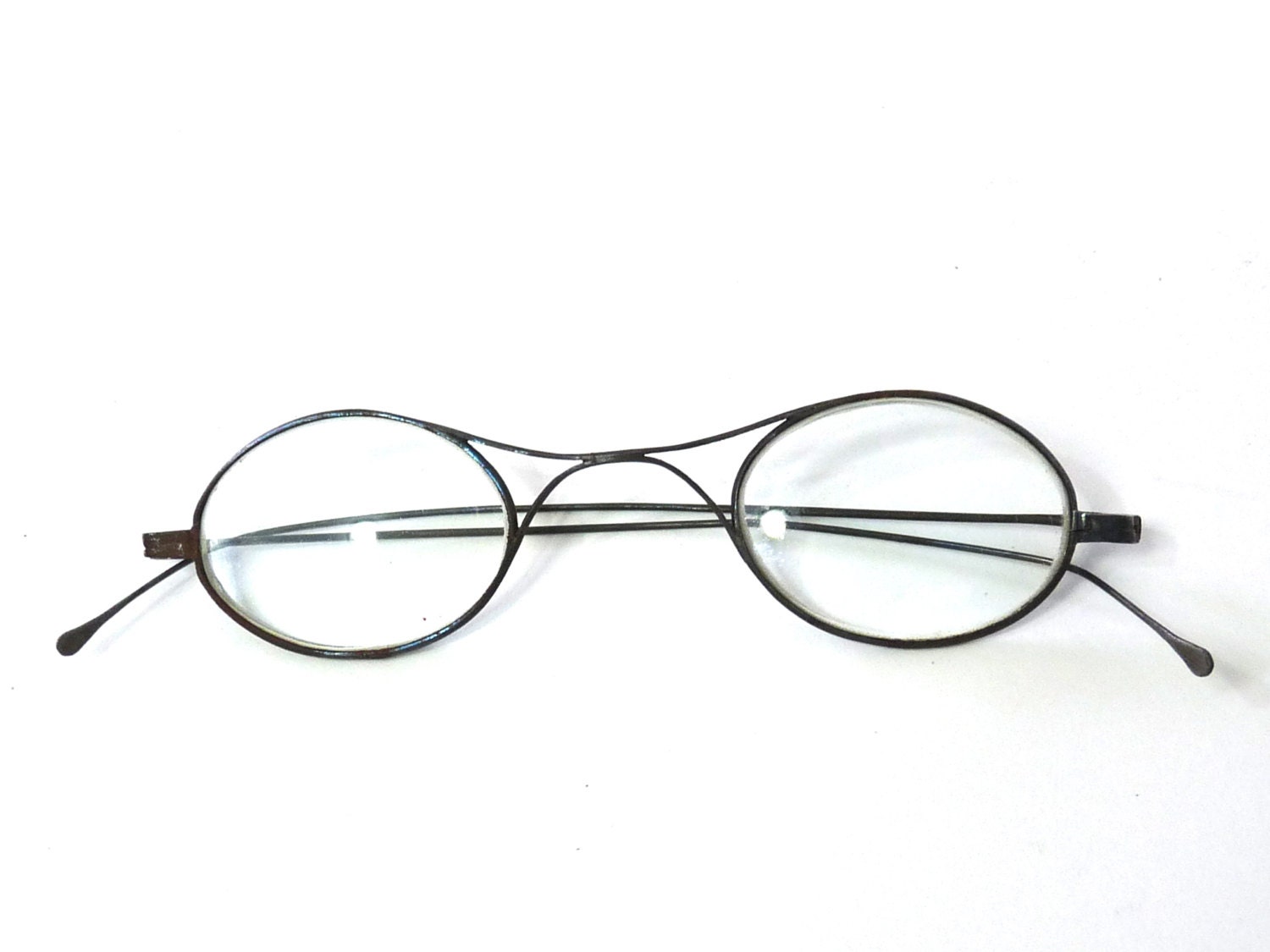 Antique Eyeglasses Wire Rim Original Reading Glasses 1800s