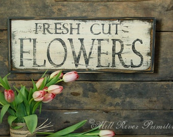 flower garden sign etsy